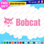 Fits BobCat Decals Stickers Vinyl Excavator Head Machinery Door Skid Steer Load - Image 14