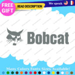 Fits BobCat Decals Stickers Vinyl Excavator Head Machinery Door Skid Steer Load - Image 4
