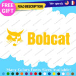 Fits BobCat Decals Stickers Vinyl Excavator Head Machinery Door Skid Steer Load - Image 9