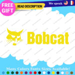 Fits BobCat Decals Stickers Vinyl Excavator Head Machinery Door Skid Steer Load - Image 10