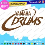 Fits Yamaha Drums Oval Decals Stickers Vinyl Replacement Band Percussion Bass - Image 11