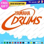 Fits Yamaha Drums Oval Decals Stickers Vinyl Replacement Band Percussion Bass - Image 19