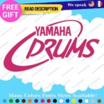 Fits Yamaha Drums Oval Decals Stickers Vinyl Replacement Band Percussion Bass - Image 20