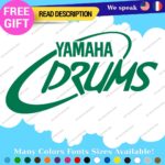 Fits Yamaha Drums Oval Decals Stickers Vinyl Replacement Band Percussion Bass - Image 3