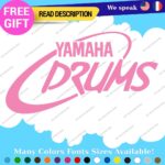 Fits Yamaha Drums Oval Decals Stickers Vinyl Replacement Band Percussion Bass - Image 21