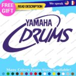 Fits Yamaha Drums Oval Decals Stickers Vinyl Replacement Band Percussion Bass - Image 22