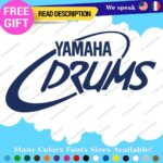 Fits Yamaha Drums Oval Decals Stickers Vinyl Replacement Band Percussion Bass - Image 23
