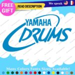 Fits Yamaha Drums Oval Decals Stickers Vinyl Replacement Band Percussion Bass - Image 25
