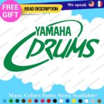 Fits Yamaha Drums Oval Decals Stickers Vinyl Replacement Band Percussion Bass - Image 5