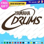 Fits Yamaha Drums Oval Decals Stickers Vinyl Replacement Band Percussion Bass - Image 7
