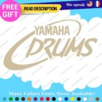 Fits Yamaha Drums Oval Decals Stickers Vinyl Replacement Band Percussion Bass - Image 8