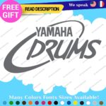 Fits Yamaha Drums Oval Decals Stickers Vinyl Replacement Band Percussion Bass - Image 9