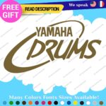 Fits Yamaha Drums Oval Decals Stickers Vinyl Replacement Band Percussion Bass - Image 10
