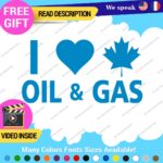 Love Oil Gas Canadian Stickers Decals Vinyl Diesel Fuel Gas Truck Fuel Jet - Image 13
