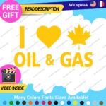 Love Oil Gas Canadian Stickers Decals Vinyl Diesel Fuel Gas Truck Fuel Jet - Image 3