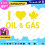 Love Oil Gas Canadian Stickers Decals Vinyl Diesel Fuel Gas Truck Fuel Jet - Image 4
