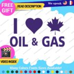Love Oil Gas Canadian Stickers Decals Vinyl Diesel Fuel Gas Truck Fuel Jet - Image 10