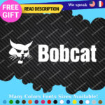 Fits BobCat Decals Stickers Vinyl Excavator Head Machinery Door Skid Steer Load - Image 28