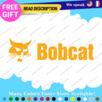 Fits BobCat Decals Stickers Vinyl Excavator Head Machinery Door Skid Steer Load - Image 26