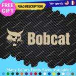 Fits BobCat Decals Stickers Vinyl Excavator Head Machinery Door Skid Steer Load - Image 27