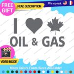 Love Oil Gas Canadian Stickers Decals Vinyl Diesel Fuel Gas Truck Fuel Jet - Image 22