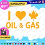 Love Oil Gas Canadian Stickers Decals Vinyl Diesel Fuel Gas Truck Fuel Jet - Image 27