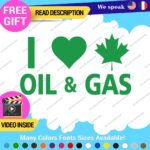 Love Oil Gas Canadian Stickers Decals Vinyl Diesel Fuel Gas Truck Fuel Jet - Image 17
