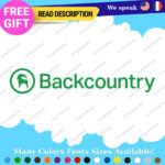 Fits Goat Backcountry Decal Sticker Vinyl Snowboard Snow Ski Hoodie Jacket Gore - Image 17