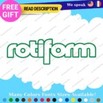 Fits Rotiform Decals Stickers Vinyl Rims Mag Car JDM Euro DUB Tuning Drift Wheel