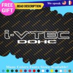 IVTEC Turbo DOHC Decal Sticker Vinyl Honda Civic Accord JDM Drift RSX Type VTEC - Image 3