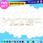 IVTEC Turbo DOHC Decal Sticker Vinyl Honda Civic Accord JDM Drift RSX Type VTEC - Image 22