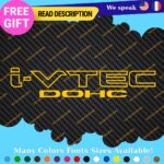 IVTEC Turbo DOHC Decal Sticker Vinyl Honda Civic Accord JDM Drift RSX Type VTEC - Image 4