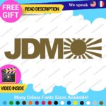 JDM Flag Japan Rising Sun Decals Stickers Vinyl Car Race Drift Lowered Market - Image 19