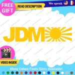 JDM Flag Japan Rising Sun Decals Stickers Vinyl Car Race Drift Lowered Market - Image 25