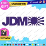 JDM Flag Japan Rising Sun Decals Stickers Vinyl Car Race Drift Lowered Market - Image 7