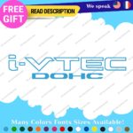 IVTEC Turbo DOHC Decal Sticker Vinyl Honda Civic Accord JDM Drift RSX Type VTEC - Image 28