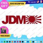 JDM Flag Japan Rising Sun Decals Stickers Vinyl Car Race Drift Lowered Market - Image 27