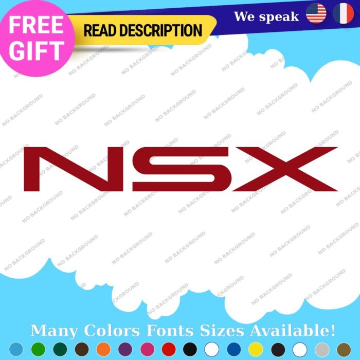 Fits NSX Acura Decals Stickers Vinyl Integra RSX DC2 JDM TSX TLX RDX Type VTEC - Image 5