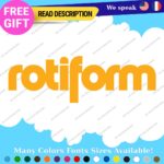 Fits Rotiform Decals Stickers Vinyl Rims Mag Car JDM Euro DUB Tuning Drift Wheel - Image 12