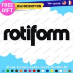 Fits Rotiform Decals Stickers Vinyl Rims Mag Car JDM Euro DUB Tuning Drift Wheel - Image 13