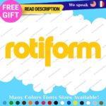 Fits Rotiform Decals Stickers Vinyl Rims Mag Car JDM Euro DUB Tuning Drift Wheel - Image 14