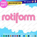 Fits Rotiform Decals Stickers Vinyl Rims Mag Car JDM Euro DUB Tuning Drift Wheel - Image 20