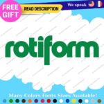 Fits Rotiform Decals Stickers Vinyl Rims Mag Car JDM Euro DUB Tuning Drift Wheel - Image 3