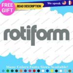 Fits Rotiform Decals Stickers Vinyl Rims Mag Car JDM Euro DUB Tuning Drift Wheel - Image 4