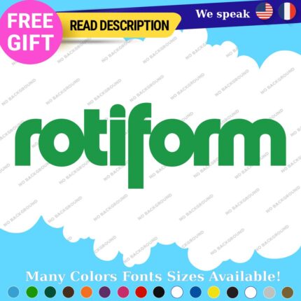 Fits Rotiform Decals Stickers Vinyl Rims Mag Car JDM Euro DUB Tuning Drift Wheel