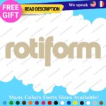 Fits Rotiform Decals Stickers Vinyl Rims Mag Car JDM Euro DUB Tuning Drift Wheel - Image 6