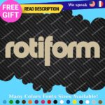 Fits Rotiform Decals Stickers Vinyl Rims Mag Car JDM Euro DUB Tuning Drift Wheel - Image 27