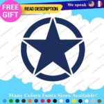 Fits Army Star Sticker Decal Vinyl Jeep US Military Truck Door Car Hood Window - Image 12