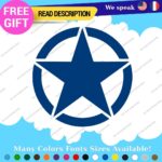 Fits Army Star Sticker Decal Vinyl Jeep US Military Truck Door Car Hood Window - Image 13