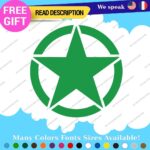 Fits Army Star Sticker Decal Vinyl Jeep US Military Truck Door Car Hood Window - Image 17
